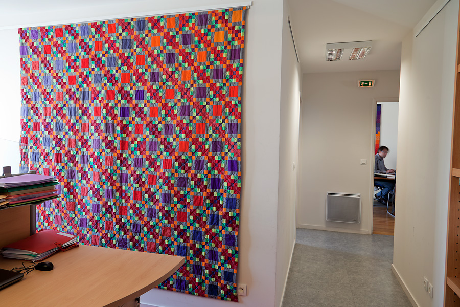 Sabine Cibert ; art textile ; un itinéraire grand format; art contemporain;