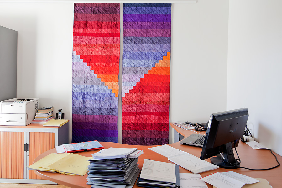 Sabine Cibert; art textile; un itinéraire grand format; art contemporain;