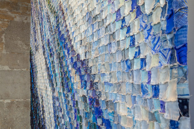en Résonance avec la Biennale de Lyon 2017art textile, sabine cibert, art contemporain, Showroom Galerie 7 toiles grands formats, exposition émergences